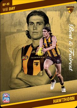 2024 AFL TeamCoach - Best & Fairest Gold #BF-10 Will Day Front